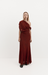 Harris Tapper Burgundy Lucille Dress