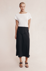 Marle Black Floriane Skirt