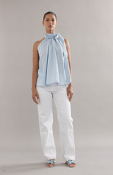 Caitlin Crisp Blue Margot Top