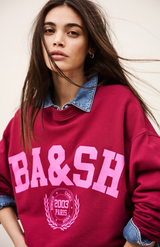 Ba&sh Fuchsia Benjamin Sweatshirt