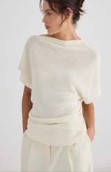 Laing Vanilla Luna Boat Neck Knit