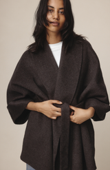 Marle Tapenade Wool Wes Coat