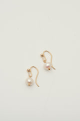 Charlotte Penman Gold Coco Pearl Drops Earrings