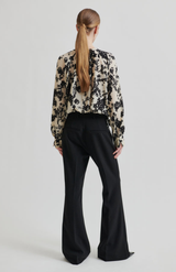 Second Female Black Fleuri Blouse