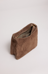 Yu Mei Sand Stone Suede Joan Bag