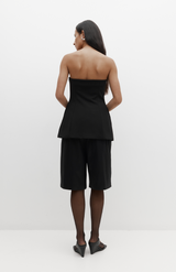 Rebe Black Emma Strapless Top