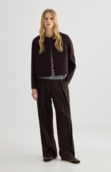 Laing Truffle Invert Pleat Trouser