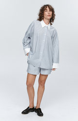 Marle Bleu Stripe Alisa Short