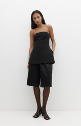 Rebe Black Emma Strapless Top