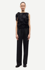 Samsøe Samsøe Black Mel. Satovi Trousers