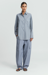 Jac + Jack Aged Denim Creed Shirt