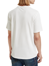 Scotch & Soda Off White Artwork T-Shirt