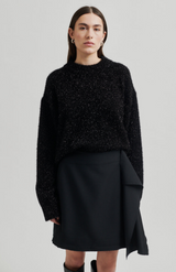 Second Female Black Lamilla O-Neck Knit