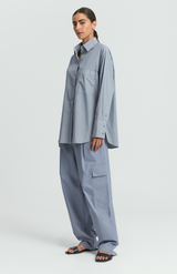 Jac + Jack Aged Denim Creed Shirt