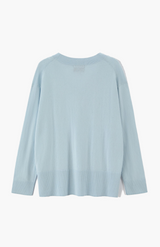 Aleger Sea Spray N.2404 Long Line V-Neck Pullover