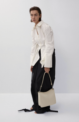 Yu Mei Cream Lambskin Joan Bag