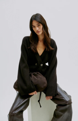 Second Female Delicioso Suede Leather Bag