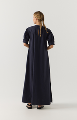 Foemina Navy Scottie Dress