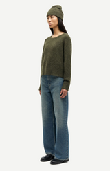 Samsøe Samsøe Deep Forest Nor O-N Short Crewneck