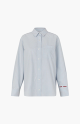 Samsøe Samsøe Rugby Blue St. Salova Pocket Shirt