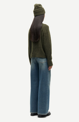 Samsøe Samsøe Deep Forest Nor O-N Short Crewneck