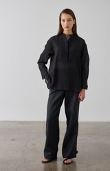 Laing Black Tab Cuff Pant