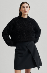 Second Female Black Lamilla O-Neck Knit