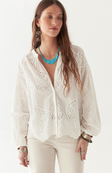 Maison Hotel Off White Margaret Blouse