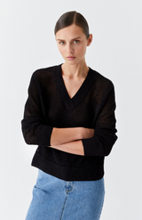Morrison Black Emme Knit Pullover