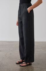 Laing Black Tab Cuff Pant