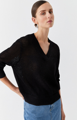 Morrison Black Emme Knit Pullover