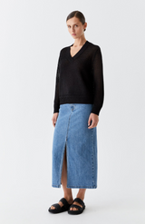 Morrison Black Emme Knit Pullover