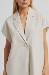 Second Female Soft Beige Blanca Waistcoat