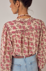 Maison Hotel Scottish Pink Lennox Blouse