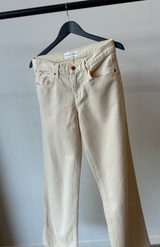 SLVRLAKE Ecru Mica Wide Leg Jeans