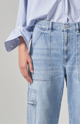 Citizens Of Humanity Cloud Nine Indigo Marcelle Cargo Pant