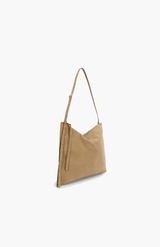 Deadly Ponies Oat Suede Mini Chopalopagus Bag