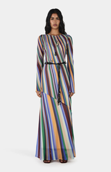Hansen & Gretel Wave Length Anouk Silk Maxi Dress