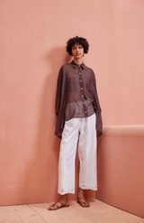 Devotion lila Voile Shirt
