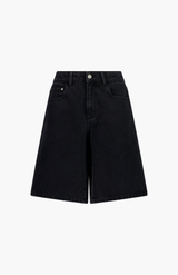 Rebe Black Washed Dillon Shorts