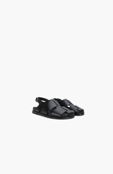 Deadly Ponies Black Triton Sandal