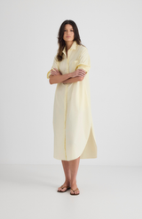 Laing Soft Butter Gillian Shirt Dress