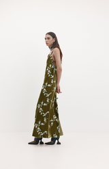 Harris Tapper Viridis Embroidered Pairo Dress