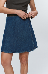 Marle Washed Indigo Finn Skirt