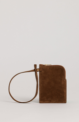 Yu Mei Cork Suede Greta Pouch