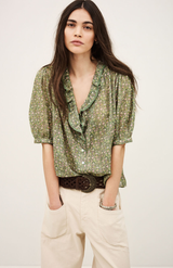Ba&sh Vert Physalys Top