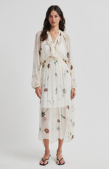 Second Female Summer Sand Florala Maxi Dress