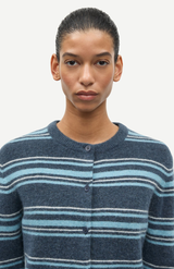 Samsøe Samsøe Blue Nor Short Cardigan
