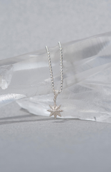 Zoe & Morgan Sterling Silver Morning Star Necklace