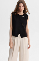Morrison Black Bennett Knit Vest